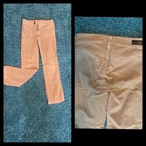 Tan flare pants. Good condition. Size 5